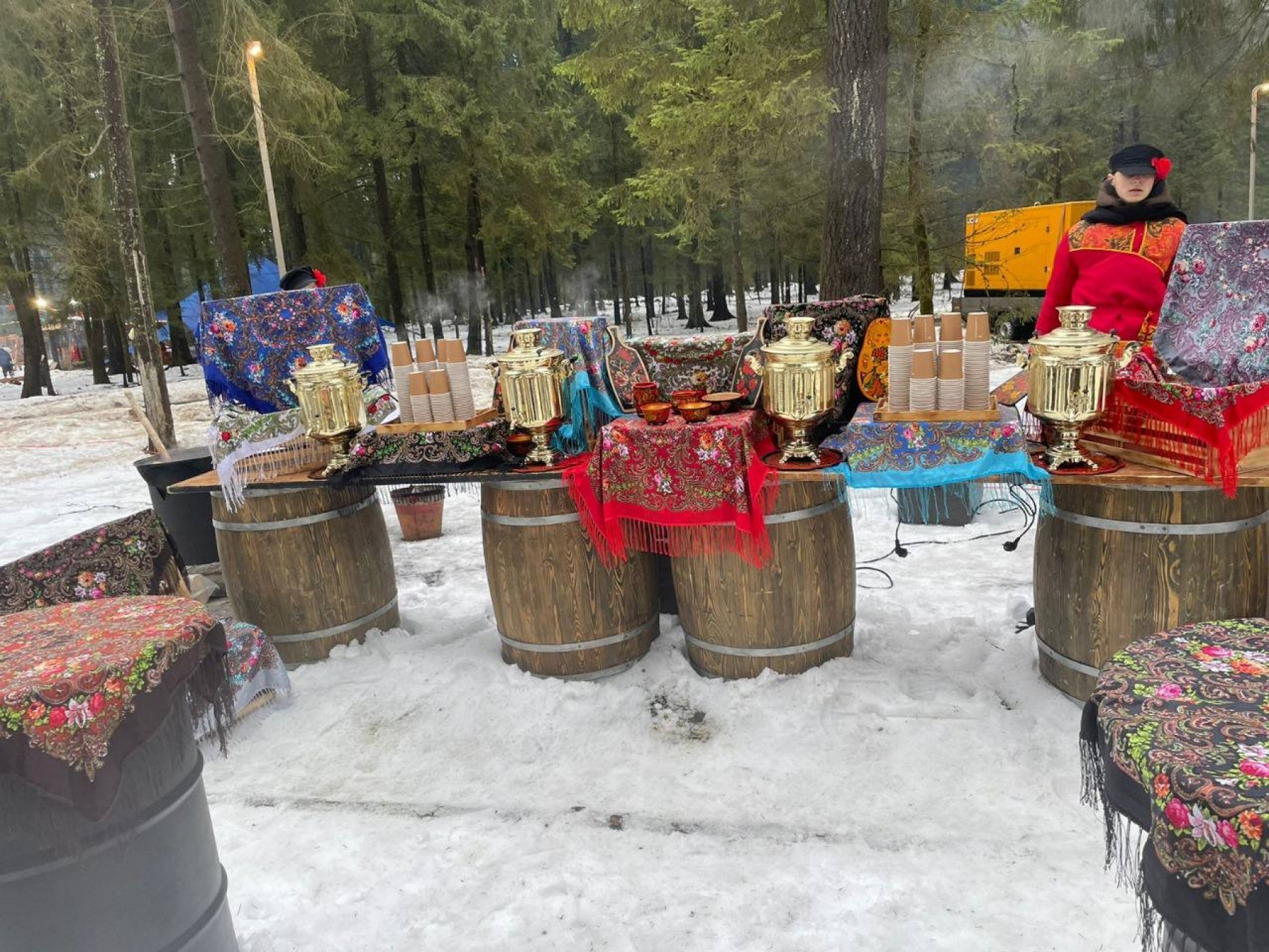 Анимационная станция Самоварная