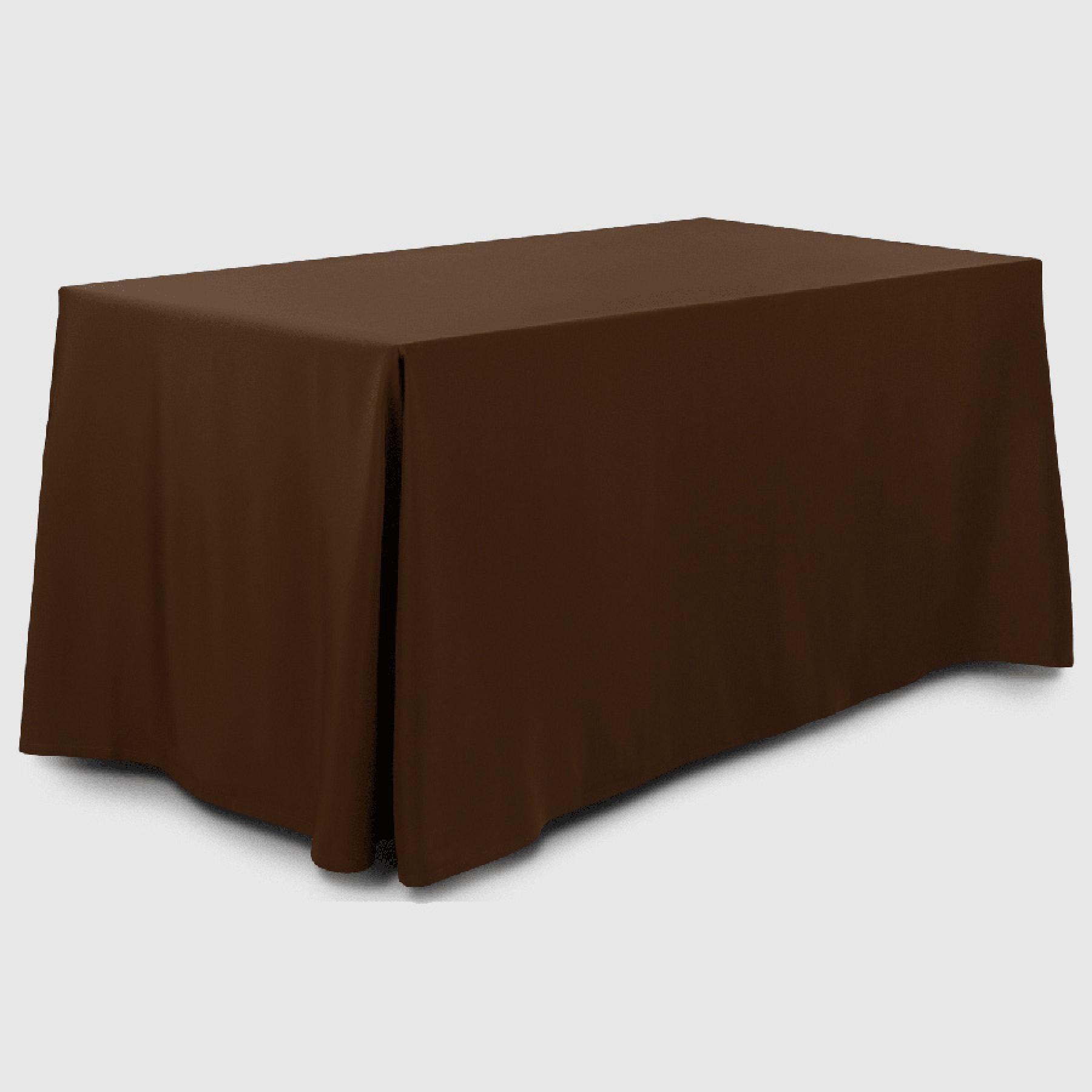 Скатерть прямоугольная 320х225 см шоколадная
