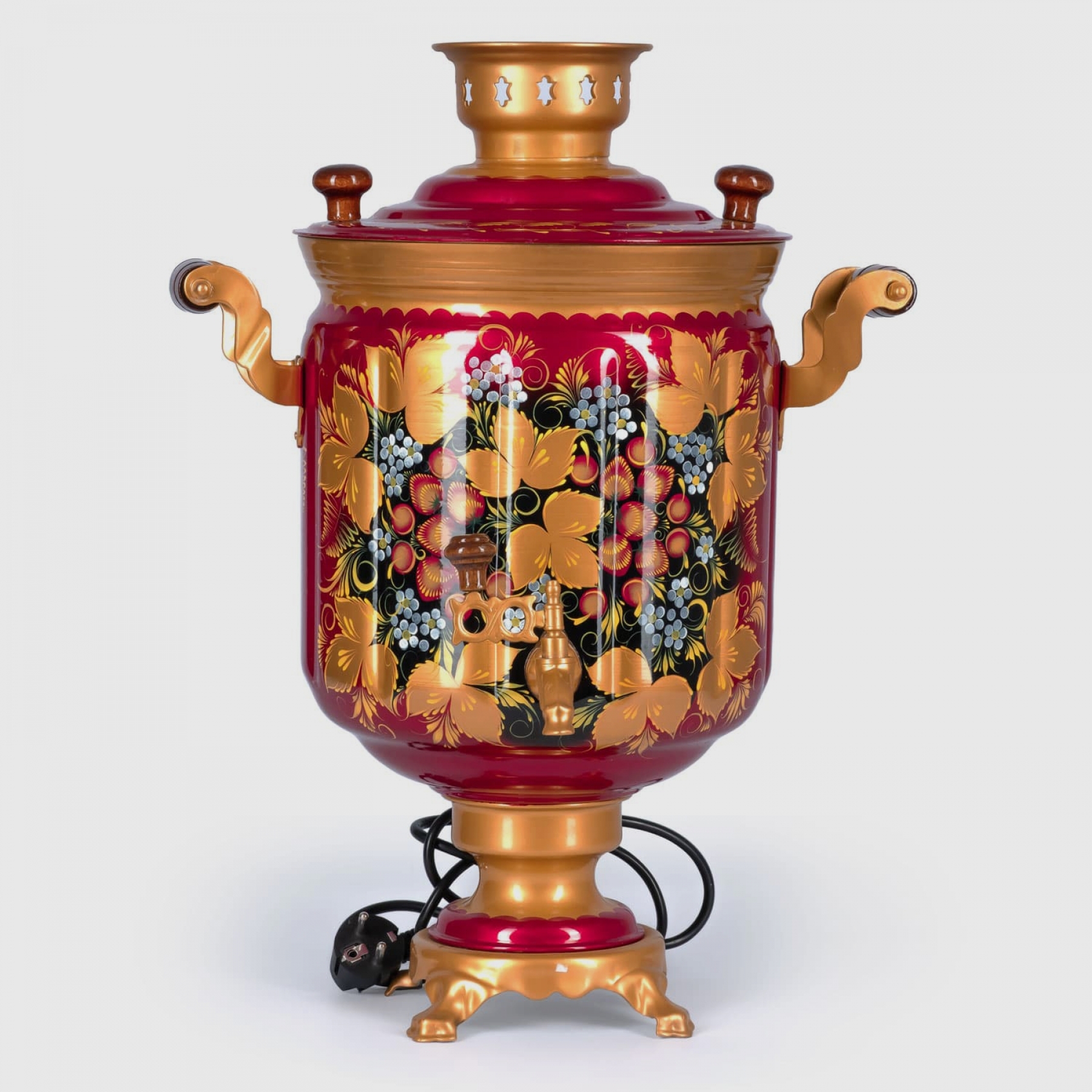 Самовар электрический 10 литров расписной