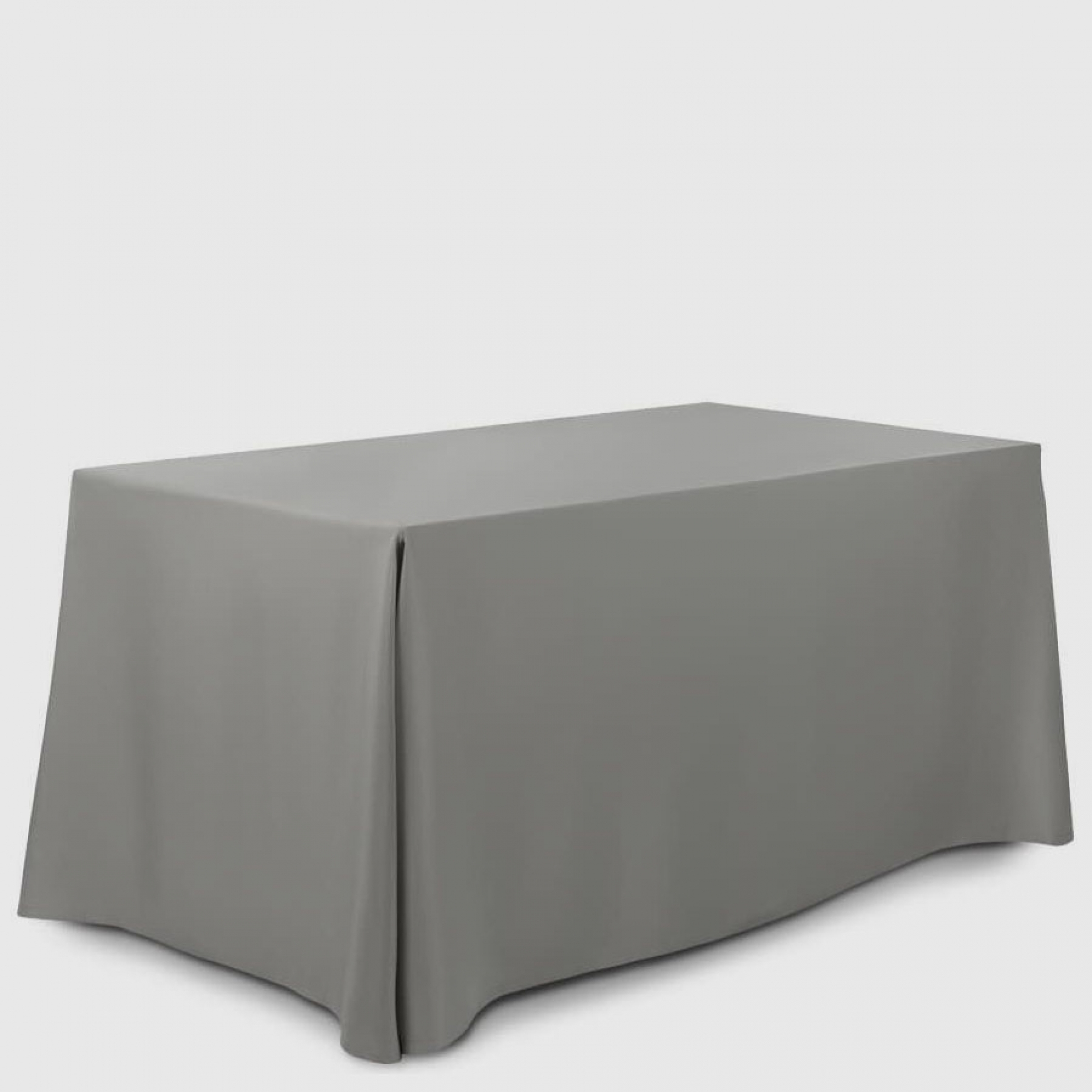 Скатерть прямоугольная 320х225 см серая