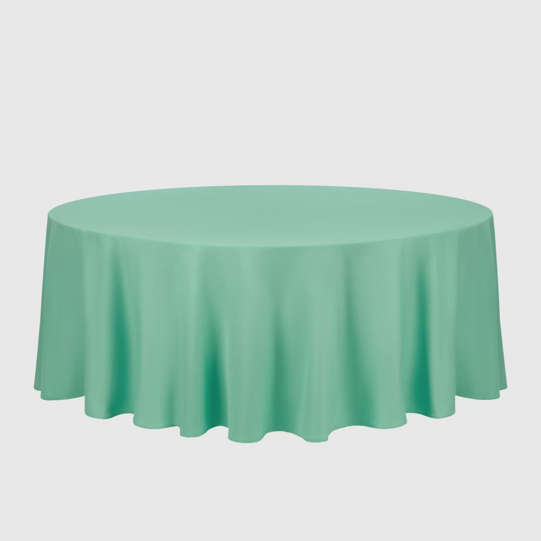 Скатерть круглая бирюзовая 3.3 м