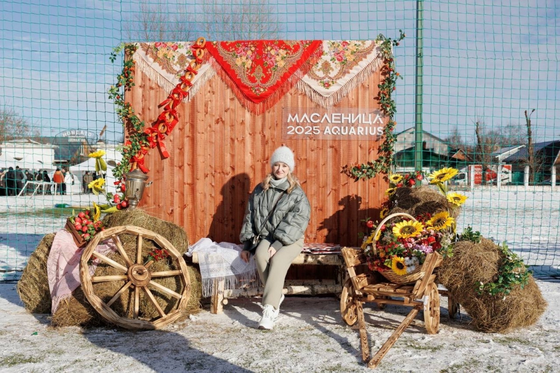 Фотозона Русская деревня