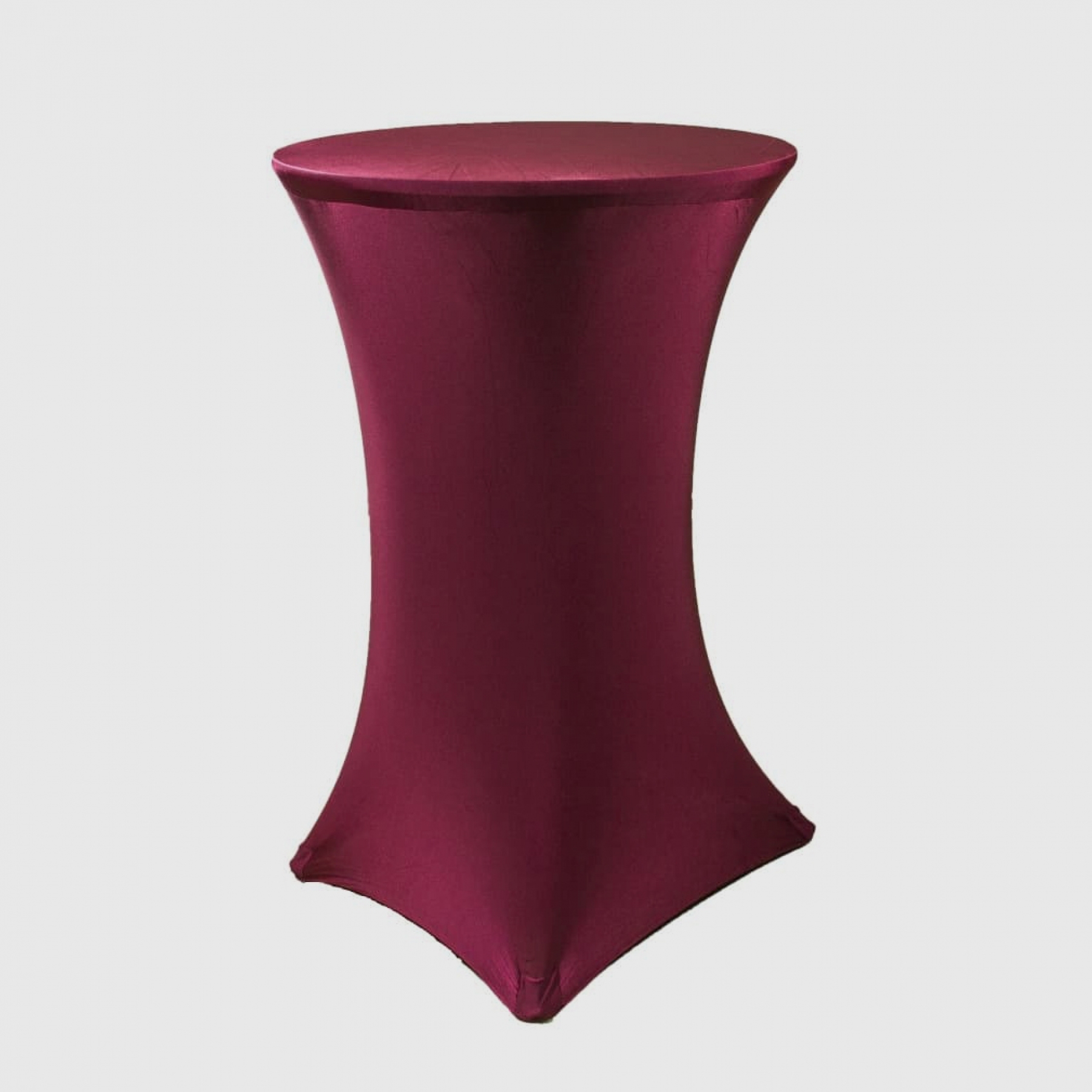 Чехол для коктейльного стола бордовый (обтягивающий - стрейч)