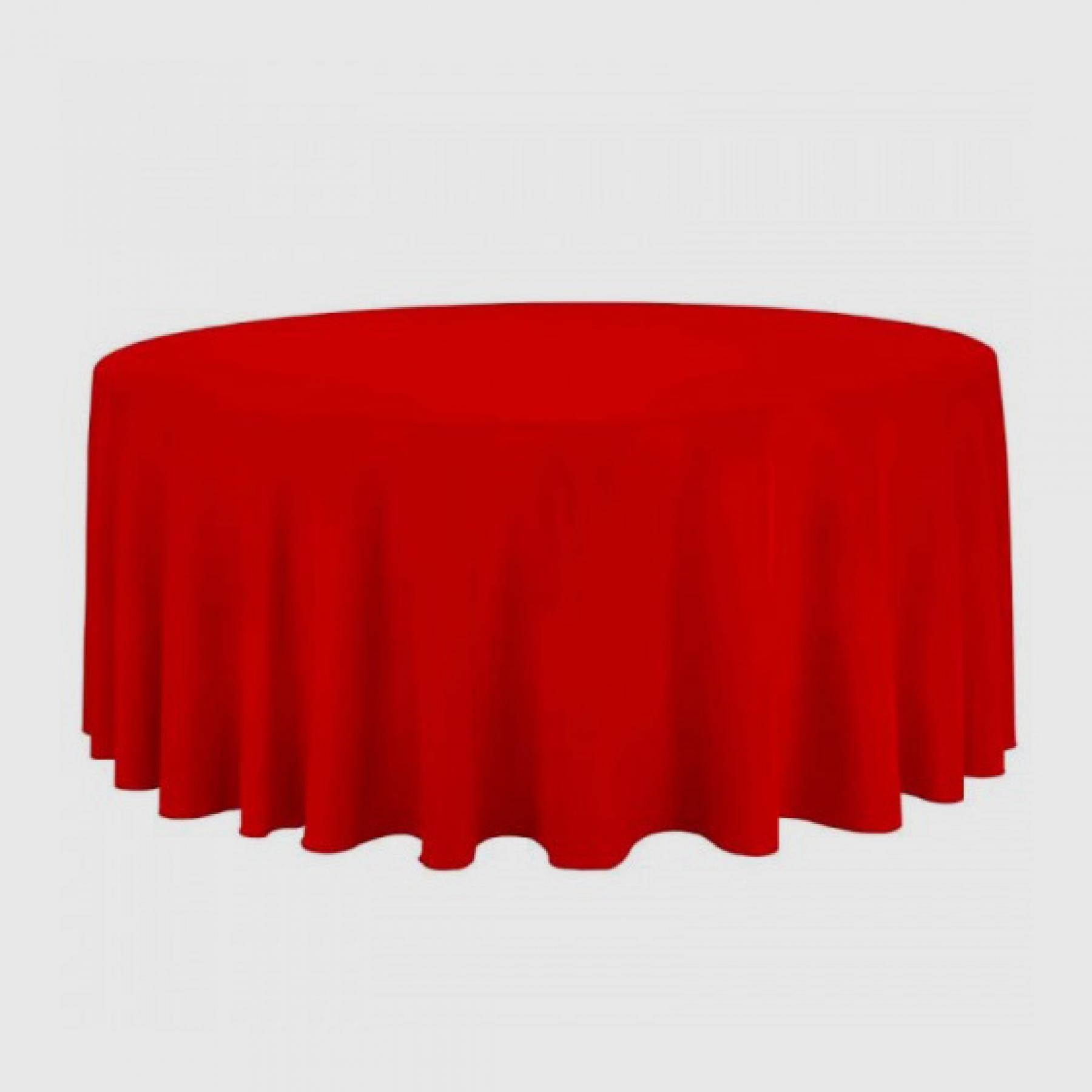 Скатерть круглая красная 3.3
