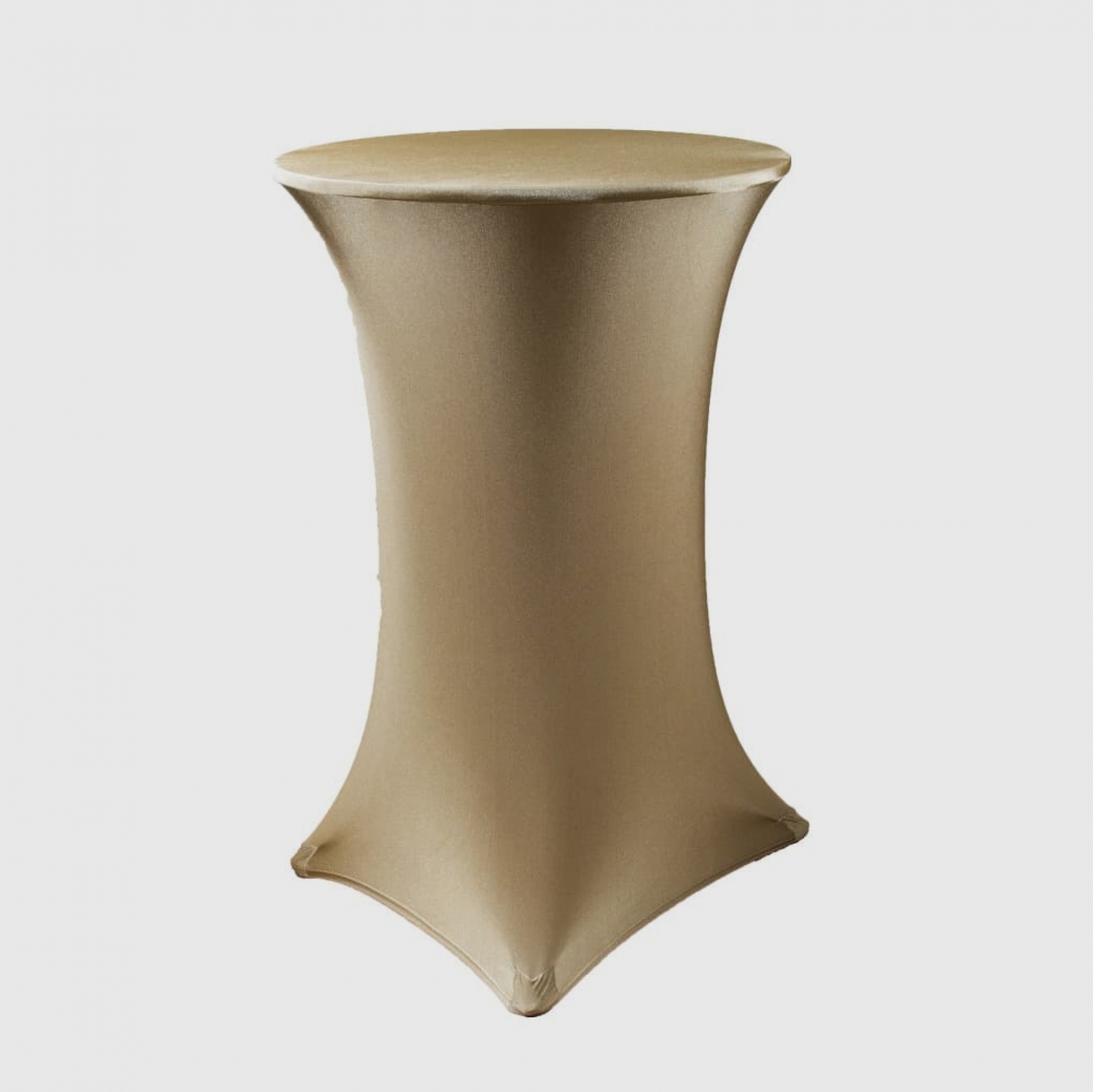 Чехол для коктейльного стола золотой (обтягивающий - стрейч)