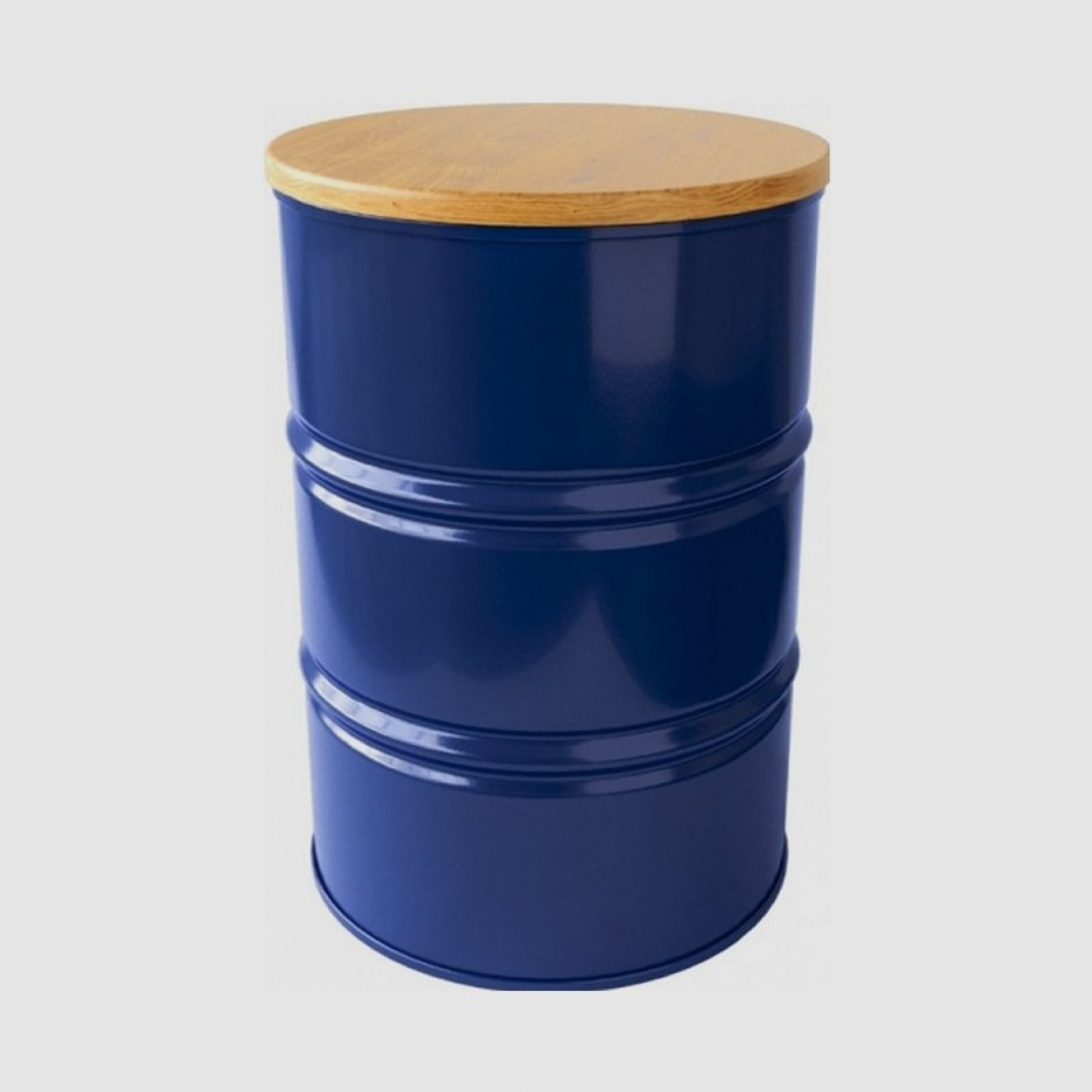 Фуршетный стол Barrel синего цвета