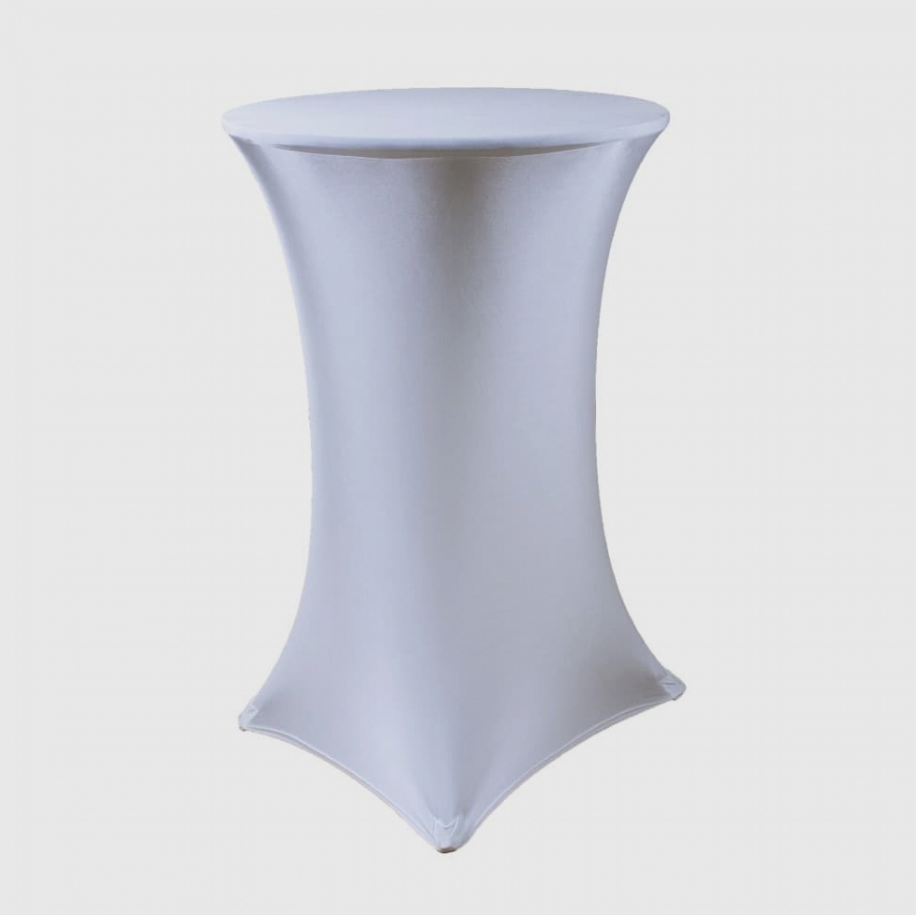 Чехол для коктейльного стола белый (обтягивающий - стрейч)