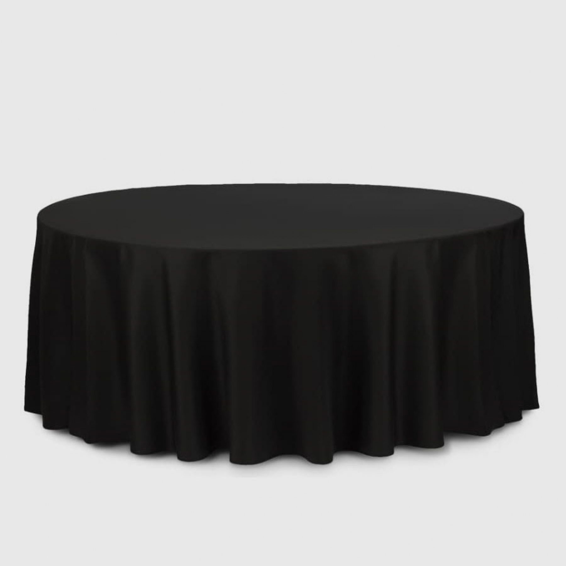 Скатерть круглая 3.2 м чёрная