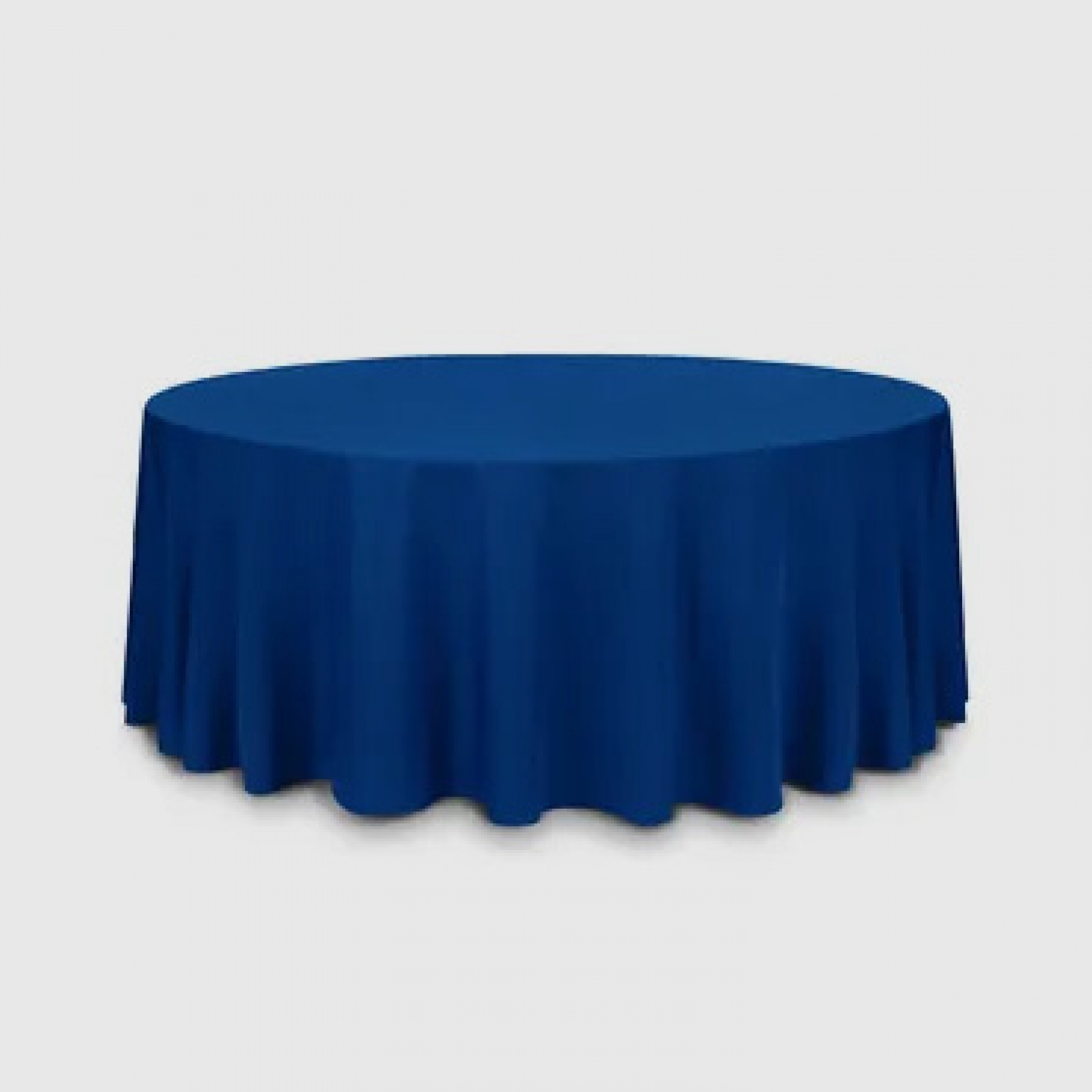 Скатерть круглая синяя 3.3 м