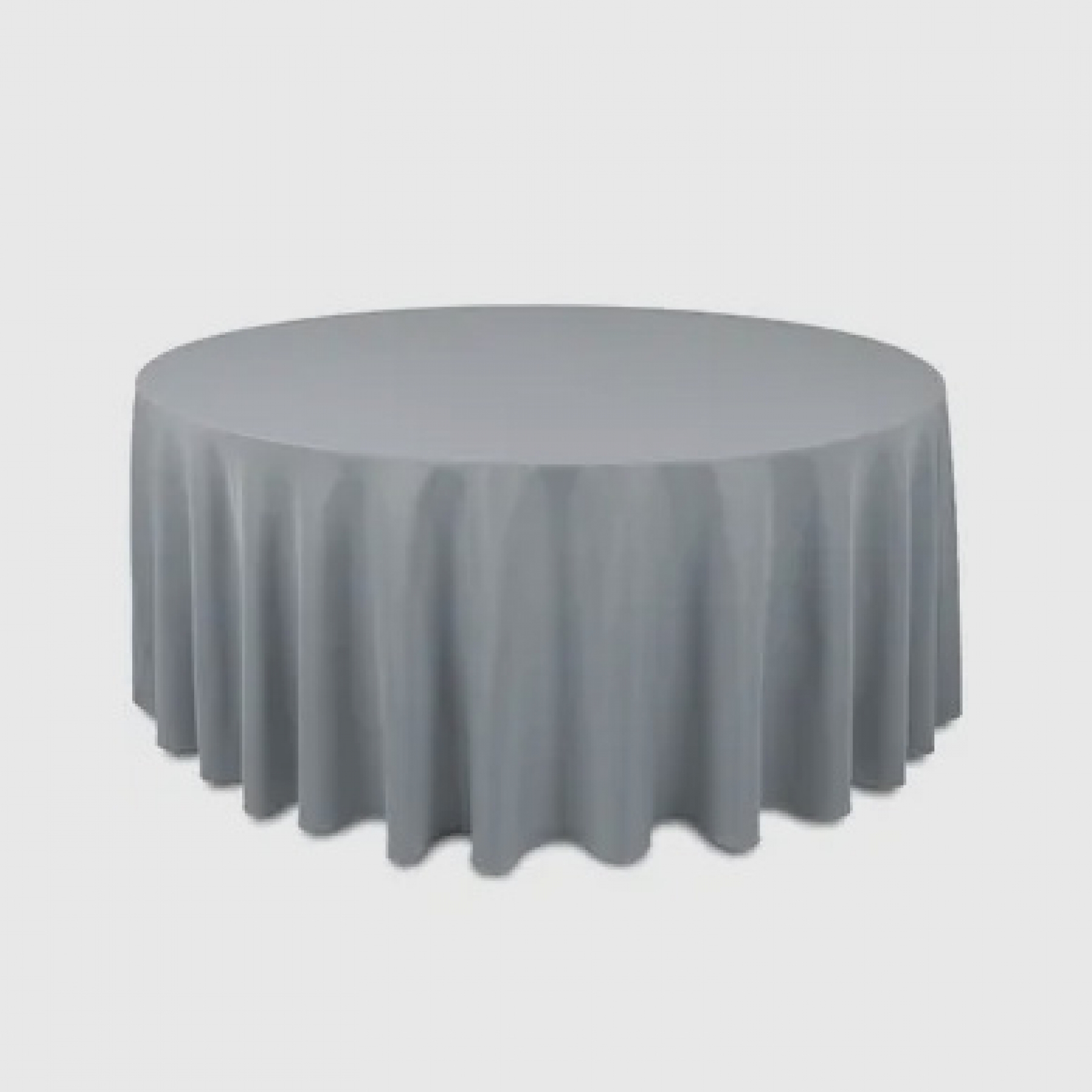 Скатерть круглая серая 3.3 м