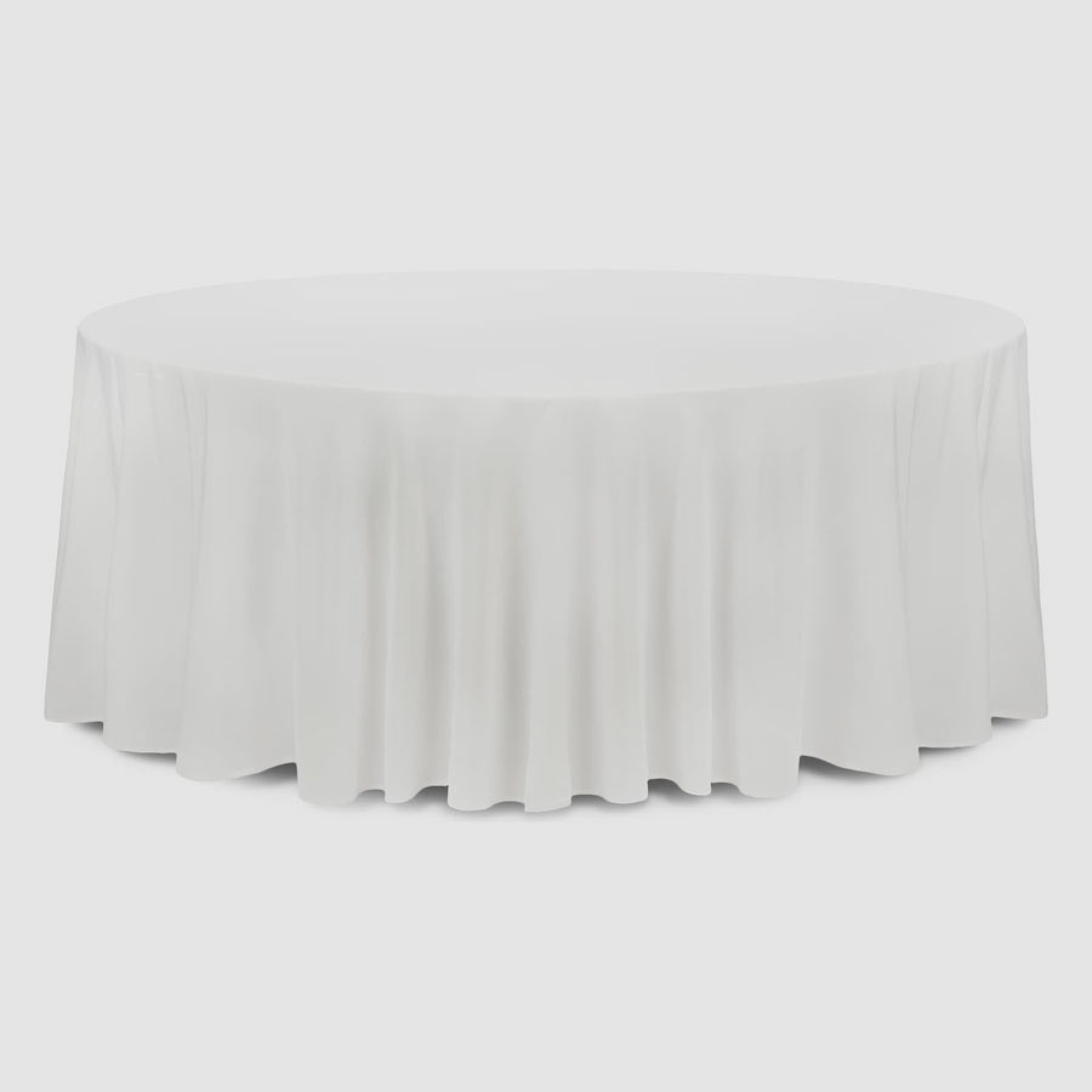 Скатерть круглая белая 3.3 м