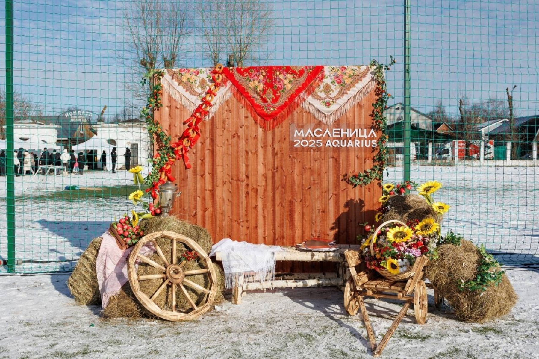 Фотозона Русская деревня