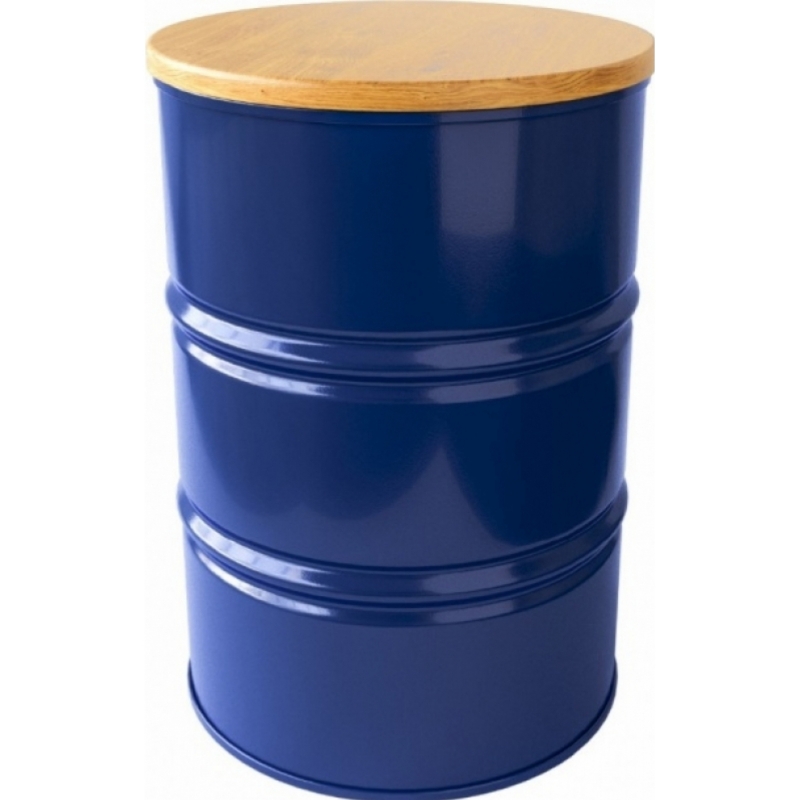 Фуршетный стол Barrel синего цвета