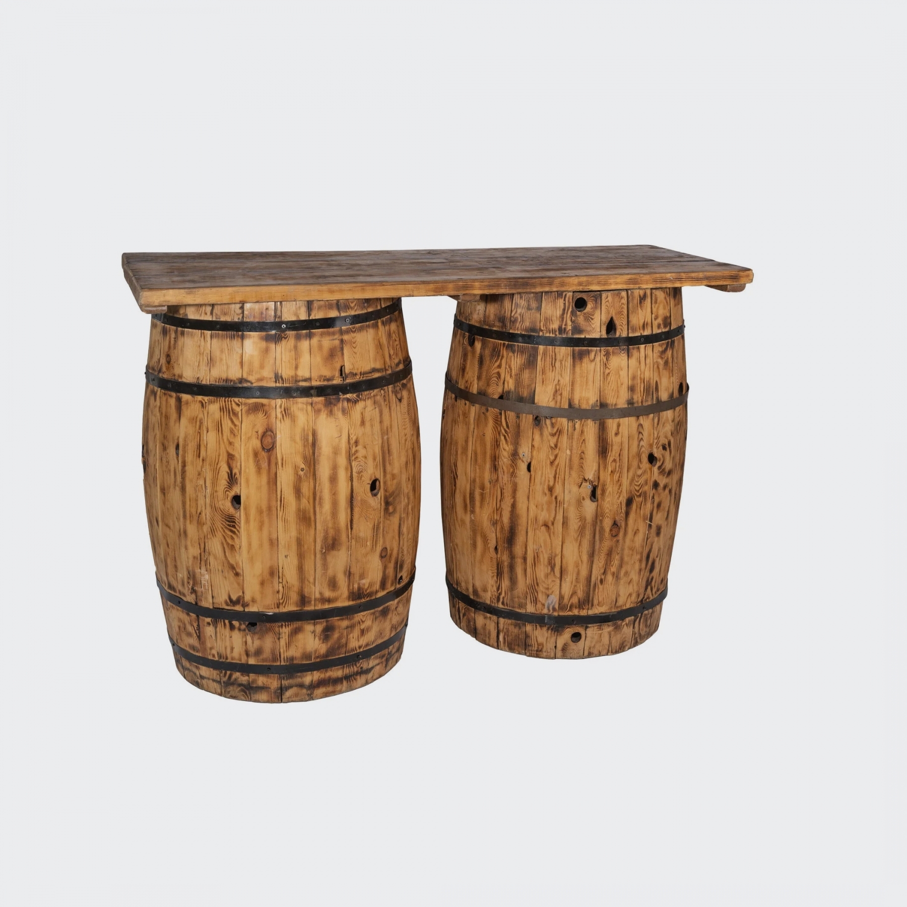 Барная стойка ECO с бочками